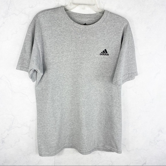 [Adidas] Classic Gray Logo Tee - Picture 1 of 2